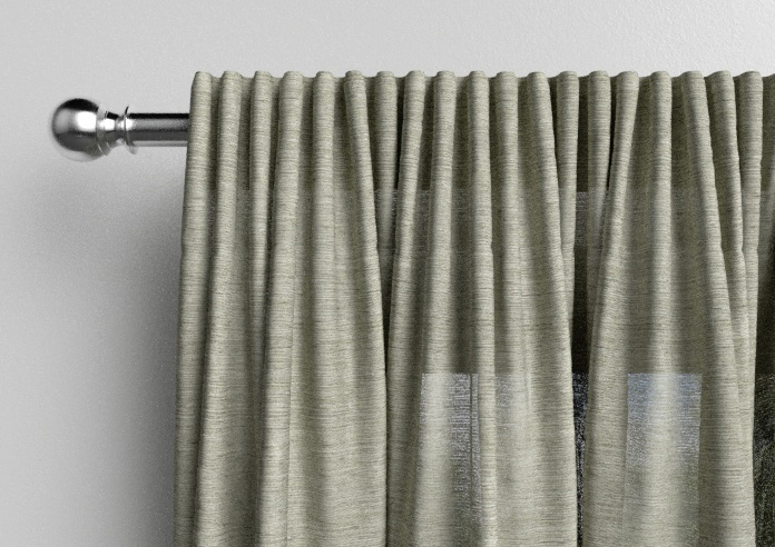 Sahara Voile, Metallic Pearl Grey - Made to Measure Curtains - Image 9